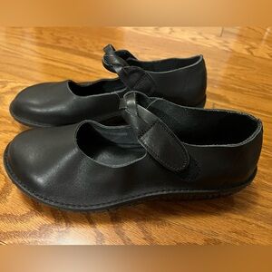 Loints of Holland Black Leather Mary Jane Shoes, size 39 (8) women’s